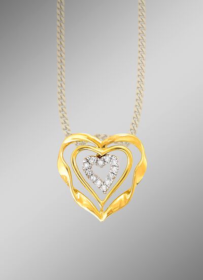 Hanger met hartjesversiering 