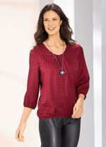 Tuniek gemaakt van glanzend jacquard 