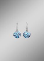 Moderne oorbellen met moza&iuml;ekpatroon 