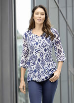 Tuniek met felgekleurde print 