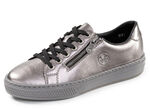 Rieker, modieuze damessneakers, met rits ALTSILBER
