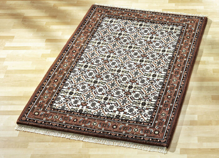 Handgeknoopte bruggen, galerij en tapijten BEIGE