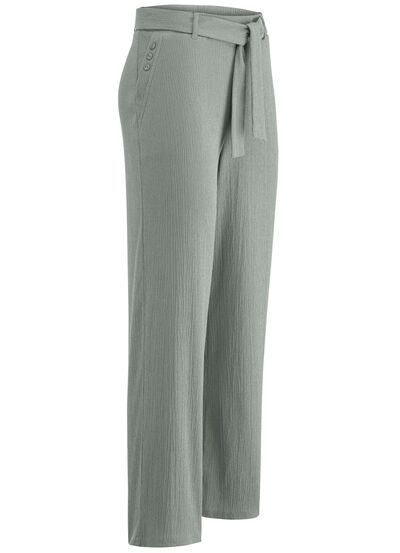 Broek met afneembare strikbanden 