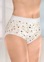 Vierpack corrigerende slips met verstevigde buikzone 