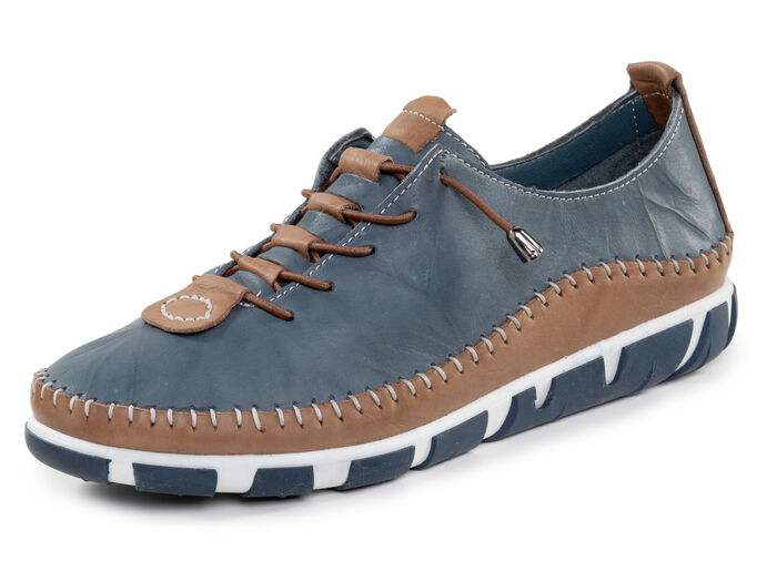 Veterschoenen JEANS-BRAUN