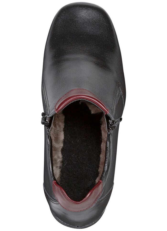 ELENA EDEN, gevoerde dameslaarzen, winterschoenen, breedte H, met lamsvacht 