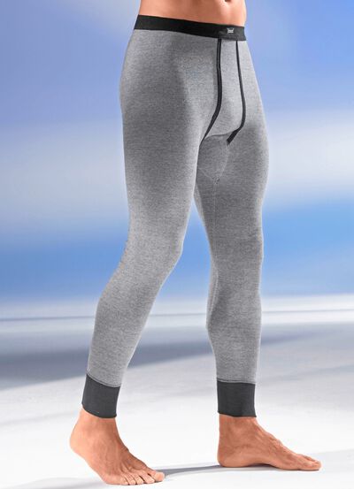 Twee-pack lange onderbroeken met zachte tailleband 