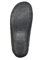 Laurina, trendy damespantoffels, breedte H, met luipaardprint ANTHRAZIT-GRAU