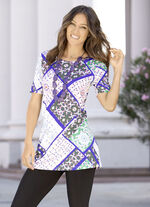 Lang shirt met ronde hals 
