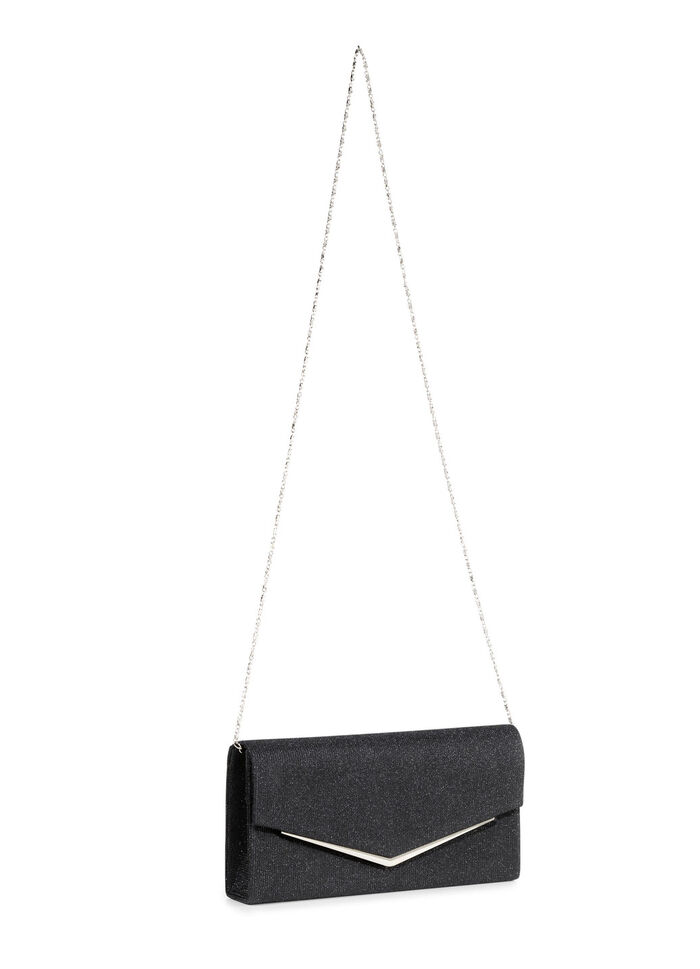 Avondtasje met afneembare ketting SCHWARZ
