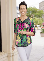 Overhemdtuniek met borstzakken 