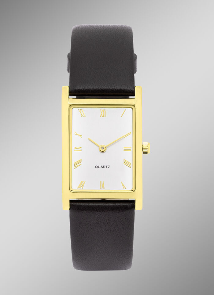 Quartz dameshorloge van het merk Para met leren band 