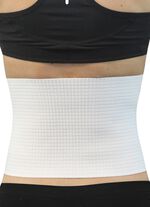 Steunbandages met klittenbandsluiting WIT
