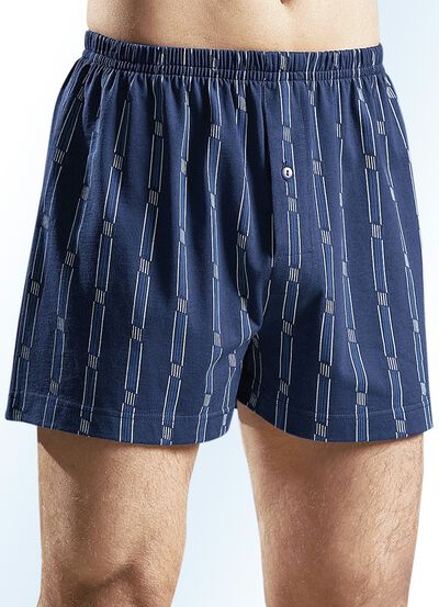 Set van vier boxershorts, met kleurrijke patronen 