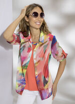 2-delige set met schitterend gekleurde print 