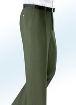 Klaus Modelle-broek met zijzakken in 5 kleuren OLIJF