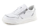 ELENA EDEN sneakers met contrasterende biezen WEISS