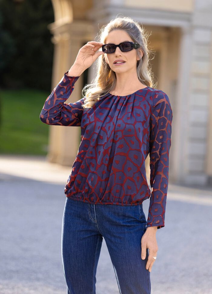 Tuniek met charmante plooien 