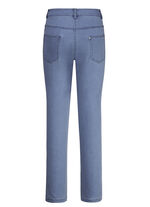 Jeans met mooie borduursels JEANSBLAU