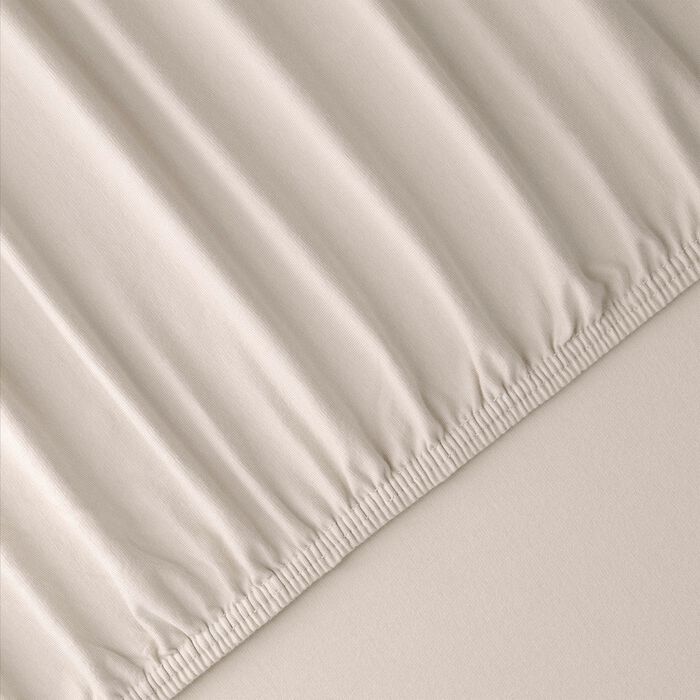 Jersey stretch elastaan hoeslakens Uitstekend van Florella BEIGE