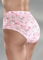 Vierpack slips met bloemenprint 