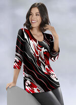 Shirt met 3/4-mouwen 