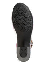 Gemini sandaal met bandjes en decoratieve perforaties WEISS-BUNT