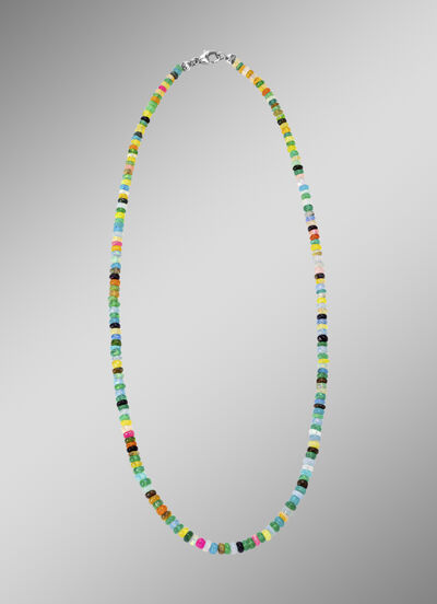 Ketting met multikristal opaal 