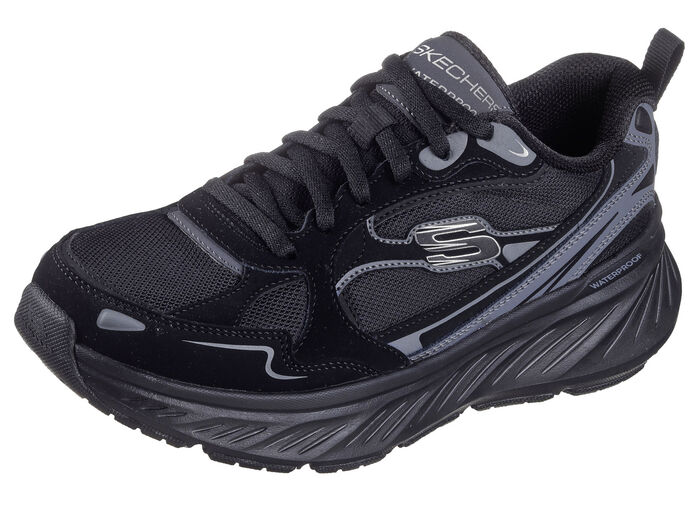 SKECHERS, sportieve damessneakers, met klimaatmembraan SCHWARZ