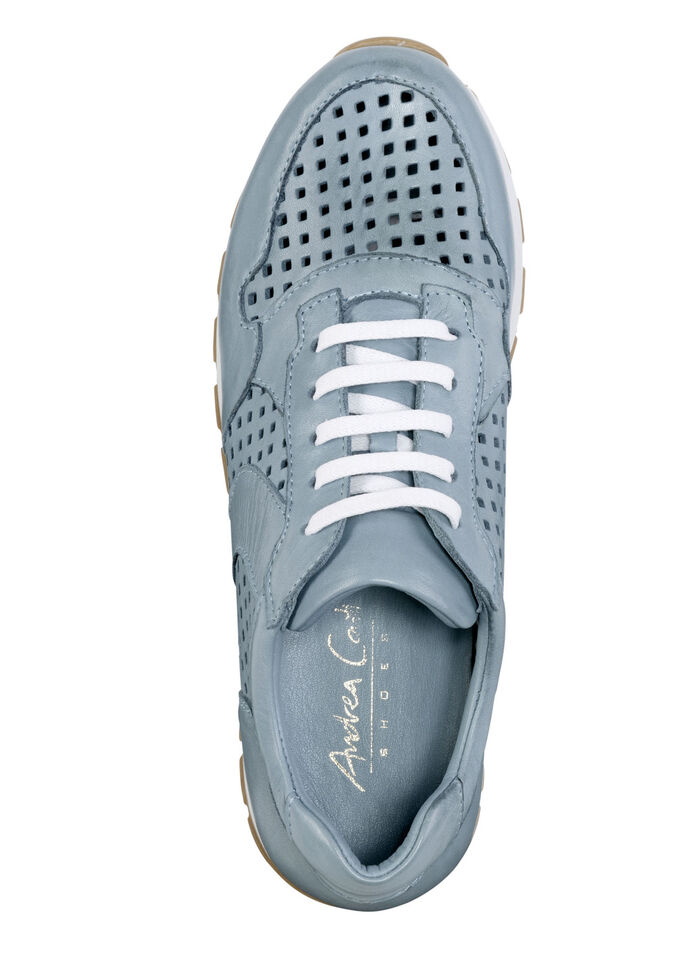 Andrea Conti sneakers gemaakt van nappaleer JEANS