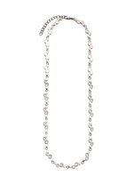 Titanium ketting met synthetische zirkonia 