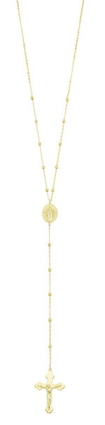 Rozenkrans ankerketting gemaakt van goud 