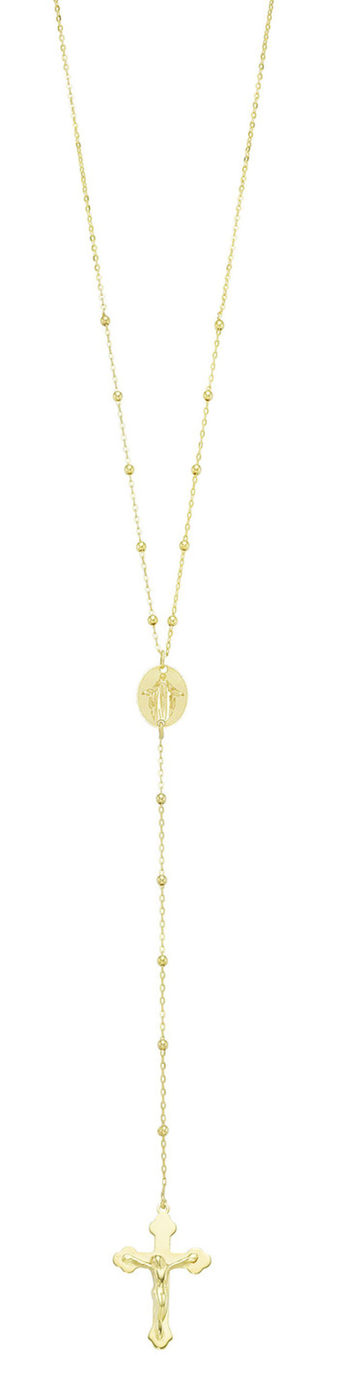 Rozenkrans ankerketting gemaakt van goud 