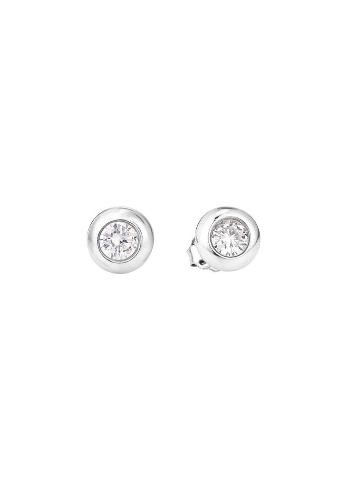 Elegante oorknopjes met synthetische zirkonia 