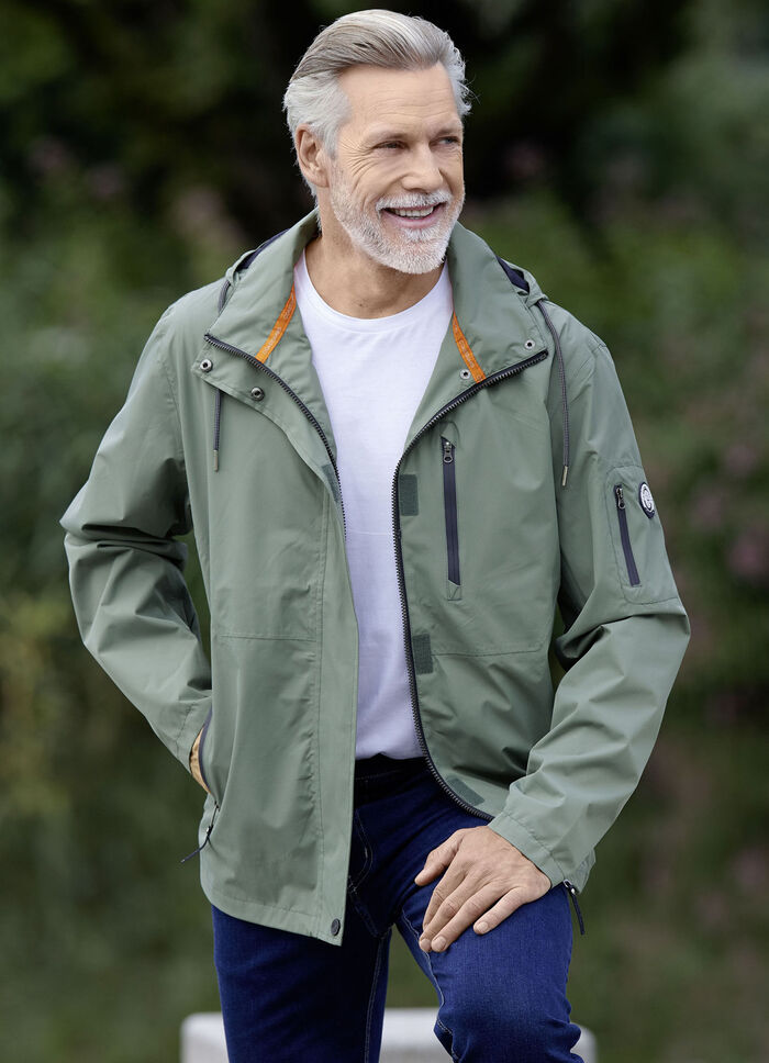 Functionele jas met capuchon 