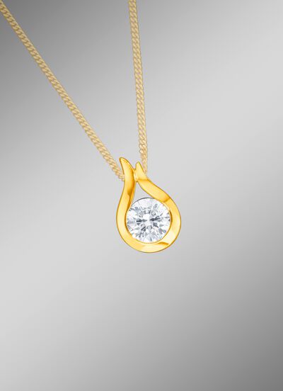 Solide hanger met zirkonia 