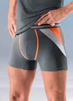 Set van vier broeken met gekleurde inzetstukken 