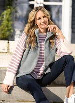 Vest van pluizig imitatiebont 