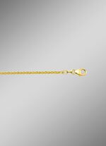 3-strengs gouden gevlochten ketting 