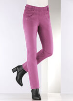 Broek met fonkelende strass steentjes FUCHSIA