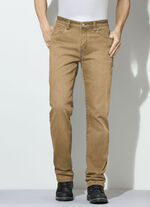 Warme thermojeans in 3 kleuren BEIGE