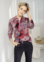 Poloshirt met all-over print 
