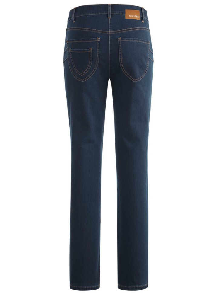 Jeans met verfijnde zakken 