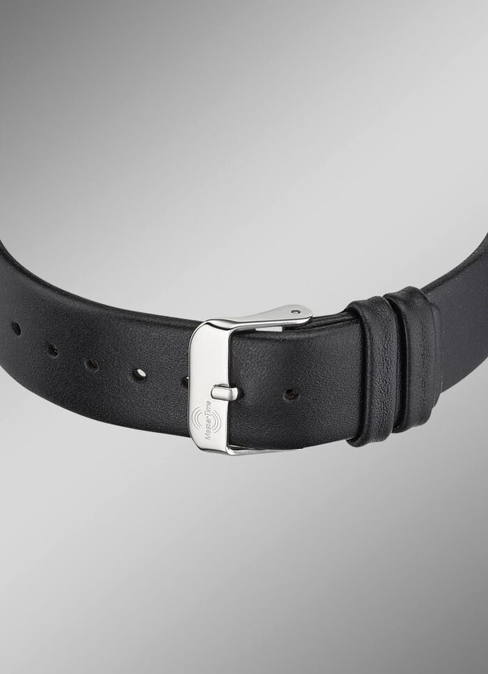 Radiogestuurd dameshorloge met leren band 