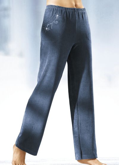 Broek met mooie siersteenversiering 