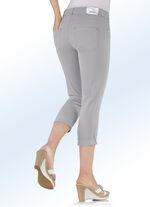 Magische capri-jeans in 5-pocketmodel HELLGRAU