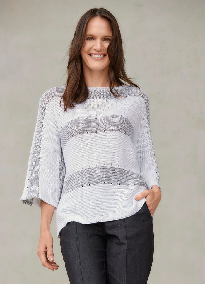 Trui met elegante glitteraccenten 