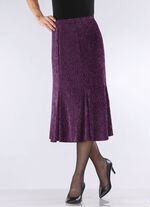 Elegante glinsterende paneelrok 