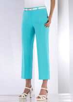 Broek met elastische tailleband aan de achterkant 