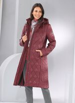 Jas met interessante quilting KASTANJE